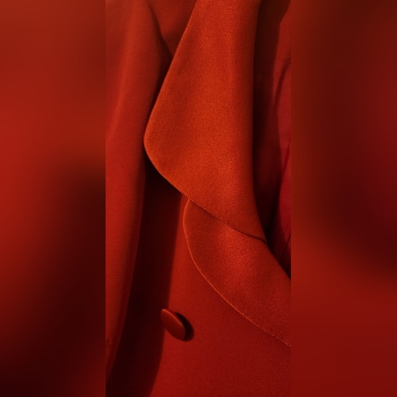 2pc Lily & Taylor Red Skirt Suit Plus Size - Picture 2 of 4